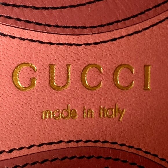 Gucci Multi-Color Logo Monogram Full-Print Horsebit Flat Slide Sandals - Picture 7 of 8